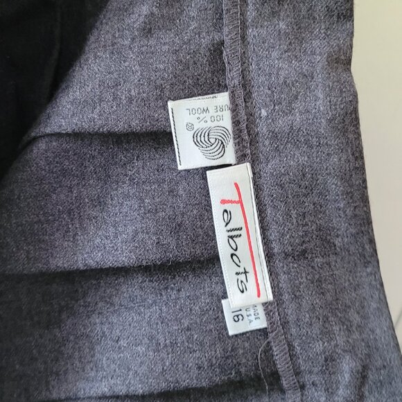 Talbots Pleated Wool Skirt - Picture 7 of 7